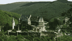 Vue du Château de Vianden (photo K. Scheel)